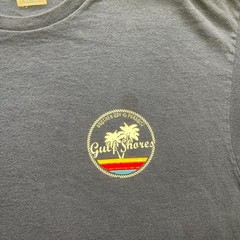 Gulf Shores Alabama Shirt XL Navy Blue Another Day In Paradise Short Sleeve