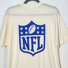 Bud Light NFL Cream Short Sleeve Tee Size Large