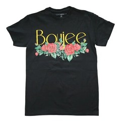 Boujee Flower Graphic Print Men’s Black Short Sleeve T-Shirt – NWT