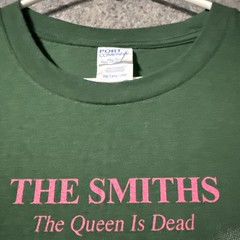 The Smiths Queen Is Dead T Shirt Men 2XL Graphic Print Short Sleeve Green Tee