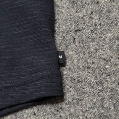 Travis Mathew Shirt Mens Extra Large Heather Black All Adrift Henley Soft Casual
