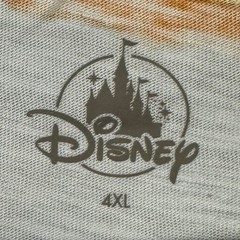 NEW Disney T-Shirt Mens 4XL Blue Mickey Mouse Pizza Slice All Over Print Tee