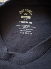 Billabong Premium Tee Navy Sz L Graphic Logo Kailua Surf Skate Beach