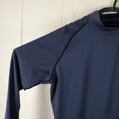 Tesla Shirt Mens Large Gray High Neck Logo Long Sleeve Stretch Pullover