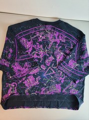 Liquid Blue Constellations Zodiac Black T Shirt AOP, XL – Custom Boxy Fit, READ