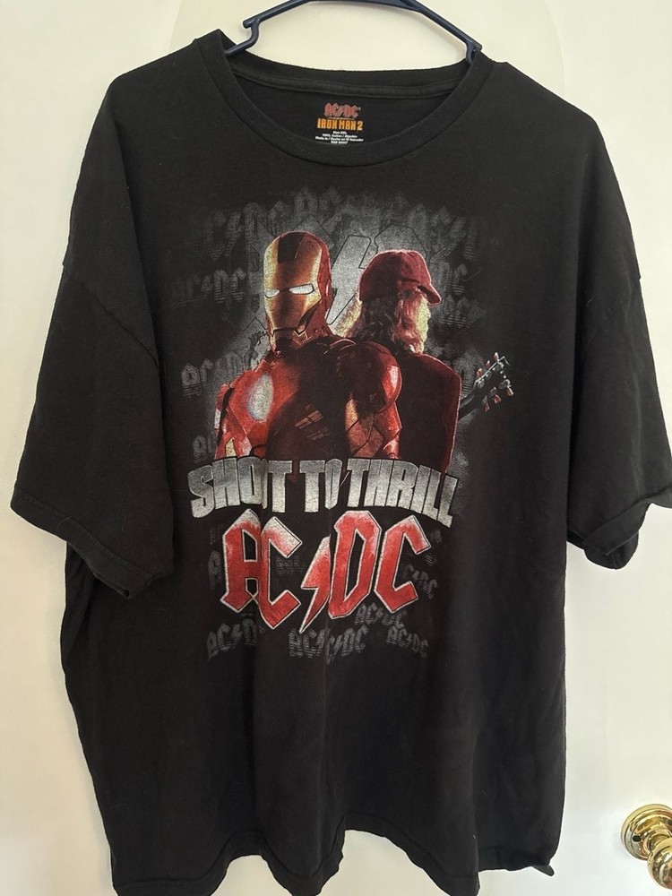 Iron Man 2 AC/DC Official Soundtrack 2XL T-shirt