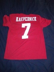Nike NFL Team Apparel San Francisco 49ers #7 Colin Kaepernick Men’s Shirt Large