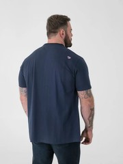 D555 Duke Big Mens Printed T-Shirt Motorbike Print Navy 2XL 3XL 4XL-10XL 601900