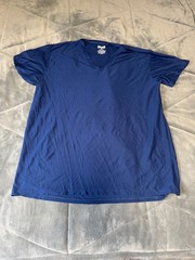 Lot of 2 Used Duluth Buck Naked V-Neck Undershirts Blue XXXL 3XL Rare