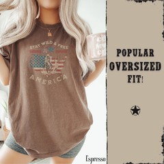 USA America Flag Comfort Tee Patriotic Shirt Gift