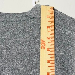 Hollister Shirt Men’s Large Gray Curved Hem Casual Outdoorsy Minimalist Plain