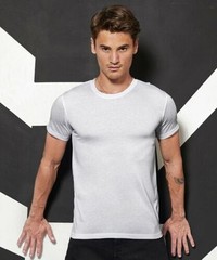 B&C Men’s Sublimation T-Shirt Plain Printable Customise Tee No Label White tee