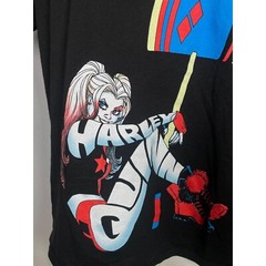 HARLEY QUINN DC Comics Black T-Shirt Men’s XL