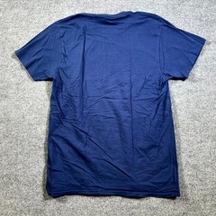 Hanes Perfect T-Shirt Men Large Blue Bud Light Official Beer Sponsor NFL Graphic