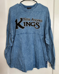 New Asgard Kings Spirit Jersey Unisex Size S Blue VAL 01 Valkyrie Marvel Thor