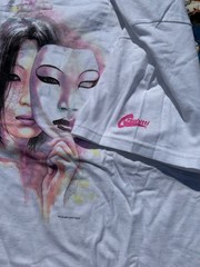 Graphitti comics kabuki t shirt vintage 2004 new XL Y2K Anime