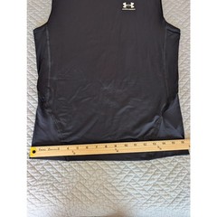 NWT Under Armour Men’s Size XL Black Sleeveless Compression Shirt (0882)