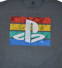 PlayStation Mens Big & Tall Sony PlayStation Distressed Graphic Shirt New 3XLB