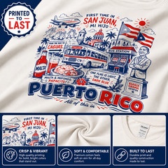 The Puerto Rico Song – funny bachelorette bachelor party vacation Unisex T-shirt