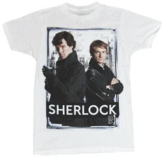 Sherlock (BBC TV Series) Mens T-Shirt – Full Color Boxed Photo Image