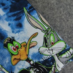Six Flags T Shirt XL Looney Tunes Zombie Horror Halloween Fright Night Marvin