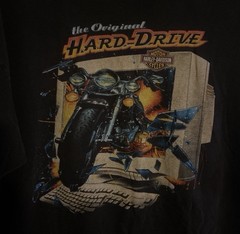 Harley-Davidson ‘Original Hard Drive’ Vintage T-Shirt NEW SMYRNA BEACH, FL 2XL