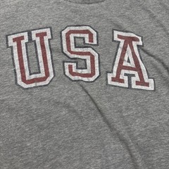 Old Navy USA Graphic T Shirt Gray Soft Washed Ultra Soft Men’s Medium