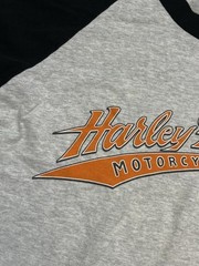 Harley Davidson Double Sided Two Tone T-Shirt Men’s XL USA Vintage 90s