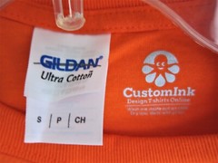 Hockey Juniors Teens PUCK OFF Orange T-Shirt 100% Cotton Size S – NEW