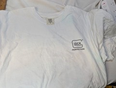 Glock Carry With Confidence T-Shirt White Comfort Colors Large – See Pics