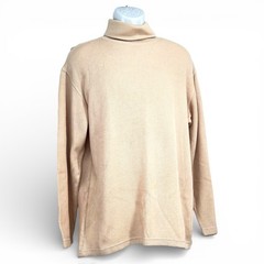 JOHN ASHFORD ADVENTURE Men’s Ribbed Knit Turtleneck Shirt M Casual Layering