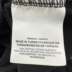 Nike T-Shirt Mens XL Black Yellow Futura Logo Embroidered Geometric Sportswear