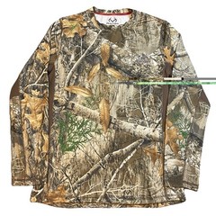 Realtree Camouflage Long Sleeve T-Shirt Men’s Small Camo Hunting Gear Outdoors
