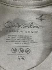 Quiksilver Beige Adult Casual Men’s Outdoors Graphic T Shirt Size Medium