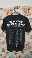 Zach Bryan 2024 Quittin’ Time Tour T-Shirt Black Size Small