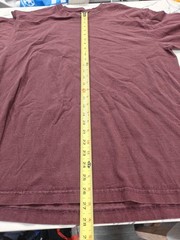 Carhartt Long Sleeve Pullover T-Shirt Mens Size Large Red Burgundy