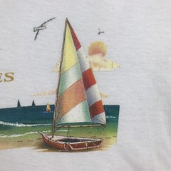 Providenciales Turks & Caicos Graphic Tee Shirt Adult Small (34-36) White Hanes
