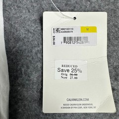 2 Calvin Klein Shirt Mens Medium Blue White Graphic CK Logo Short Sleeve Tees