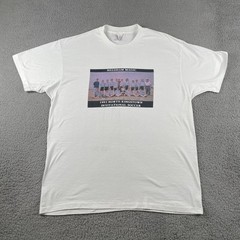 Vtg Hanes XL White T Shirt 1993 North Kingstown Soccer Invitational Made In USA