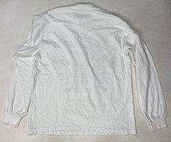 Online Ceramics Time For A New Day Graphic T-shirt Men Large White Long Sleeve