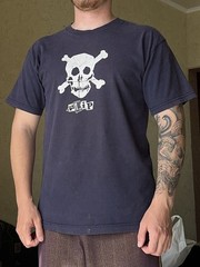 Vintage Flip Skateboards T Shirt Skull Grunge Made In USA Streetwear 90’s XL