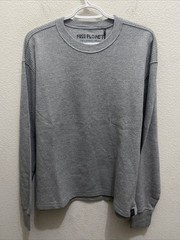 NEW Free Planet Men’s Large Gray Long Sleeve T-shirt NWT $56