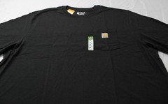 Carhartt Men’s Tall Loose Fit Short Sleeve Pocket T-Shirt EJ3 Black Size 3XL