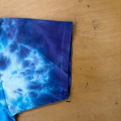 Vintage Sundog 90s Single Stitch Tie Dye Peace Sign T Shirt Hippie Bohemian AOP