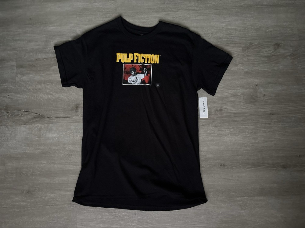 Pulp Fiction Ripple Junction PacSun Black Graphic T-Shirt Men’s Size M BRAND NEW