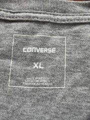 Converse Gray Tee Shirt Men’s XL, Black Bird with Sneakers
