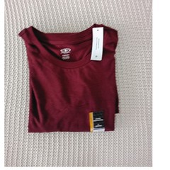 Athletic Works DriWorks Long Sleeve Shirt Men’s Large 42-44 Claret Red NWT