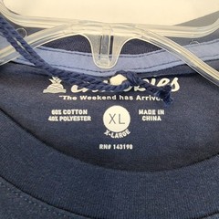 Chubbies T-Shirt Men’s XL The No Brainer Non Pocket Graphic Blue New Shirt Tags