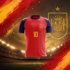 HOT NEW! Custom Spain Home 2026 Name And Number Soccer Gift For Fans
