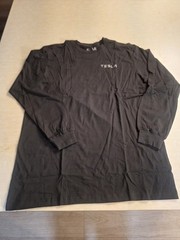 Tesla Men’s Black Long Sleeve Crew Neck Size Medium Cotton Bundle 5 For $35
